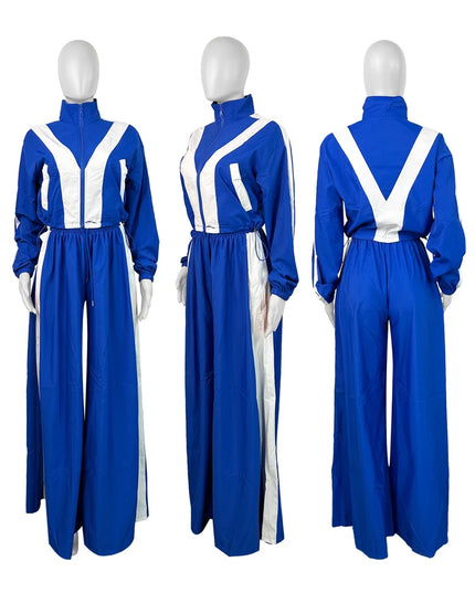 Women’s Two-Piece Set – Loose, Breathable Jacket and Pants Ensemble