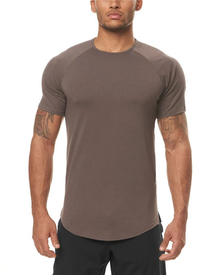 Men's Slim Fit Quick-Dry Breathable T-Shirt – Lightweight, Moisture-Wicking Activewear