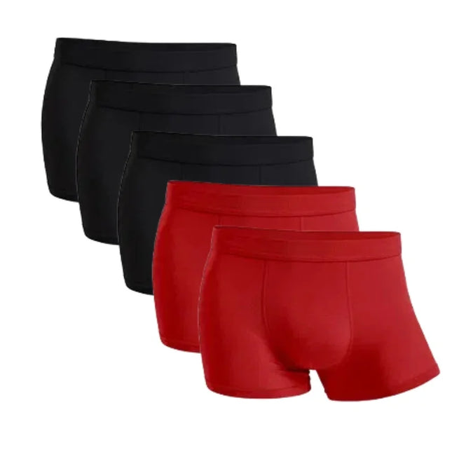 Five-Pack Bamboo Boxers for Men