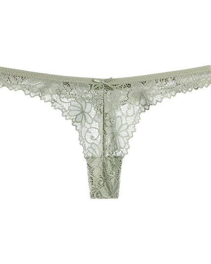 5-Piece Set of Women's Transparent G-String Thongs - Various Color Set