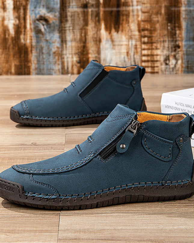 Handcrafted Men's Casual Leather Shoes