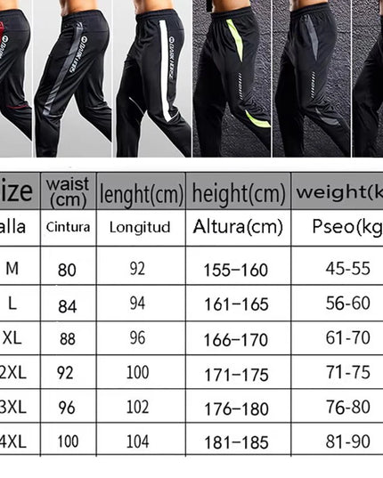 Men's Athletic Sweat Pants with Zipper Pockets