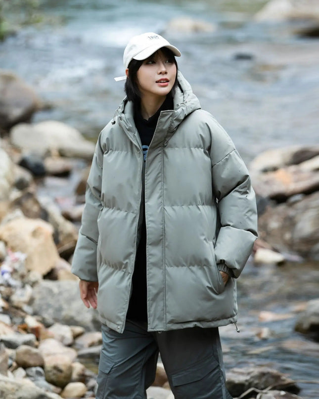Unisex  Parka Jacket with Detachable Hood - Various Colors
