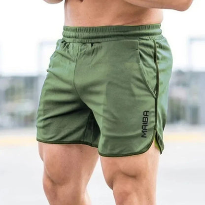 Men's Sports Fitness Shorts with Quick-Dry Fabric