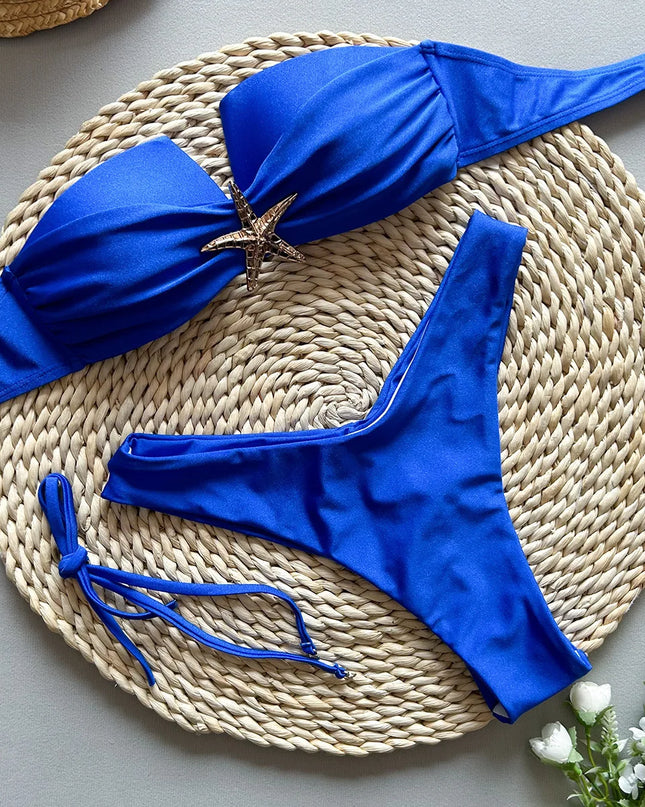 Women's Two-Piece Push-Up Bikini Set - Various Colors