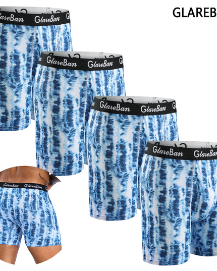 4-Piece Set of Mid-Length Men’s Boxer Shorts