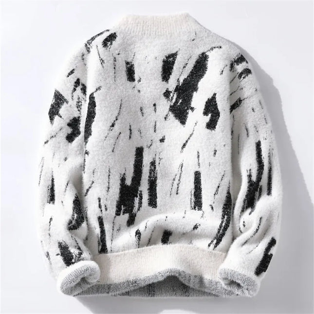 Men's Knitted Sweater - Warm, Stylish Knit Sweater for Men