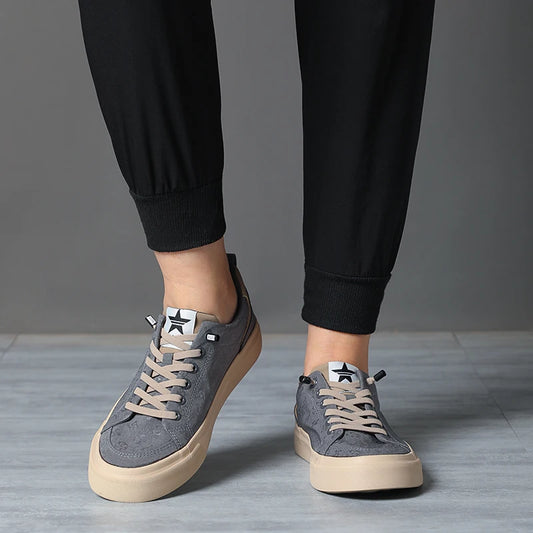 Men's Casual Canvas Sneakers - Breathable, Non-Slip, Comfortable Shoes