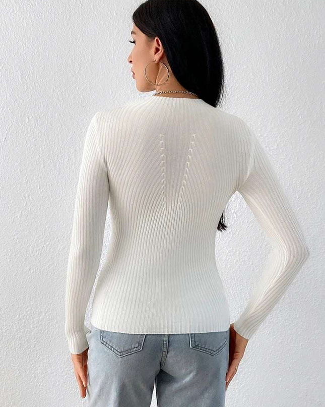 Women's Slim Fit Long Sleeve Turtleneck Sweater