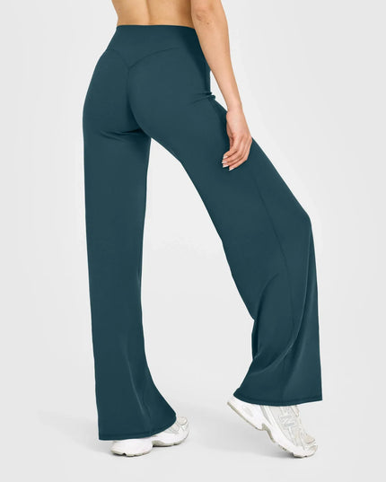 Women’s Flared Pants, Straight-Leg, Loose Fit