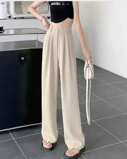 High-Waisted Straight-Leg and Wide-Leg Pants for Women