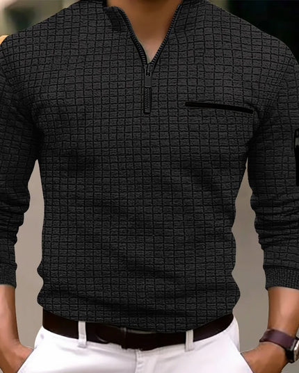 Men's Long Sleeve Jumper - Fashionable Casual Pullover