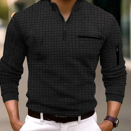 Men's Long Sleeve Jumper - Fashionable Casual Pullover