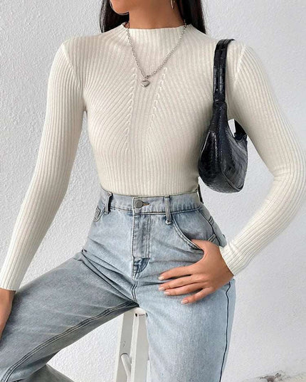Women's Slim Fit Long Sleeve Turtleneck Sweater