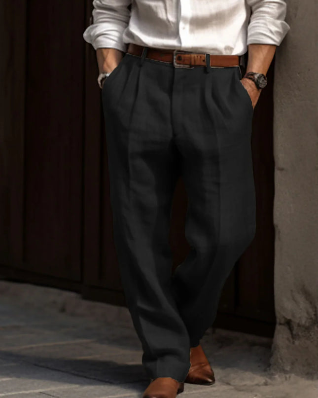 Men's Straight Pants Casual Loose Pants