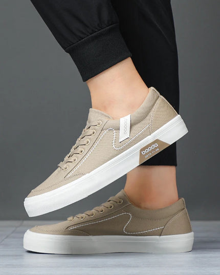 Breathable Men's Canvas Sneakers - Comfortable & Stylish Casual Shoes for Men