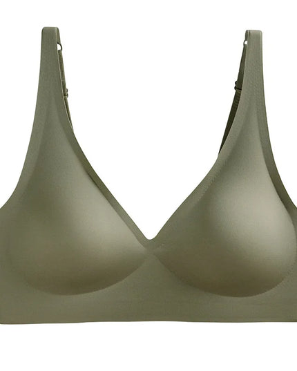 Women's Seamless Wireless Push-Up Bra with Padded Support