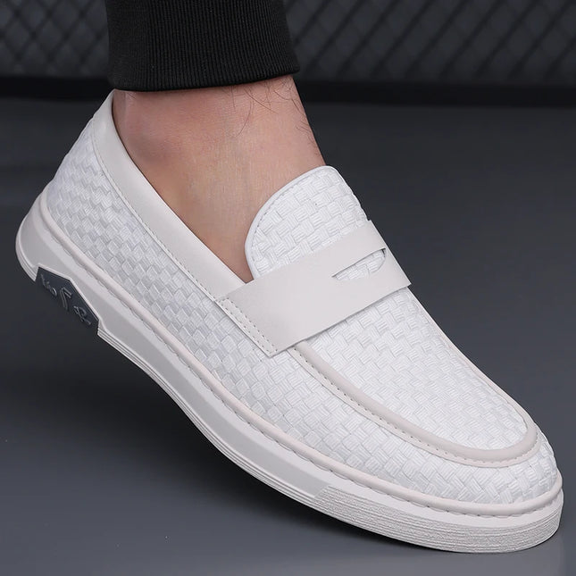 Men's Slip-On Loafers with Soft Sole and Anti-Slip Design