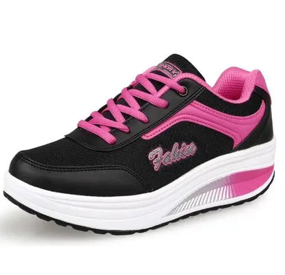 Women's Casual Platform Sneakers - Various Colors