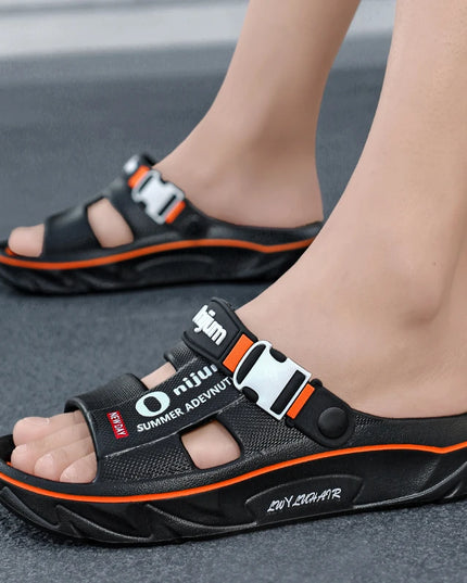 Men's Massage Slippers - Comfortable Soft Sandal Slides