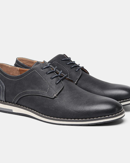 Men's Faux Leather Lace-Up Shoes