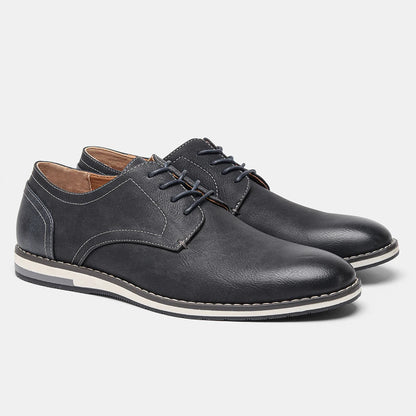 Men's Faux Leather Lace-Up Shoes