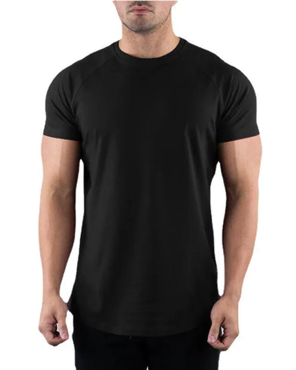 Men's Slim Fit Cotton Short Sleeve T-Shirt - Various Colors