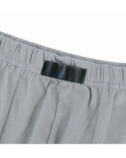 Set of 4 Men's Plus Size Cotton Boxer Shorts - Comfortable Loose Fit Underwear