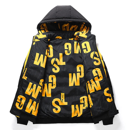 Men's Insulated Parka: Thick Down Filled Winter Jacket