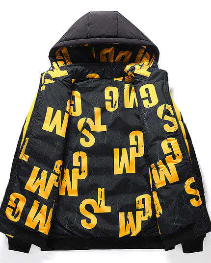 Men's Insulated Parka: Thick Down Filled Winter Jacket