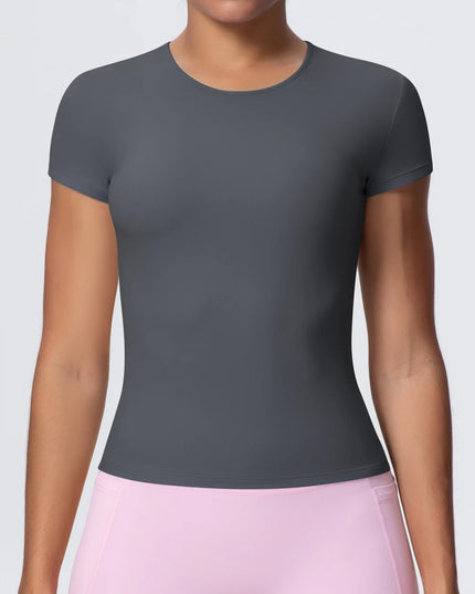 Women's Workout T-Shirt - Quick-Drying, Breathable, Slim Fit