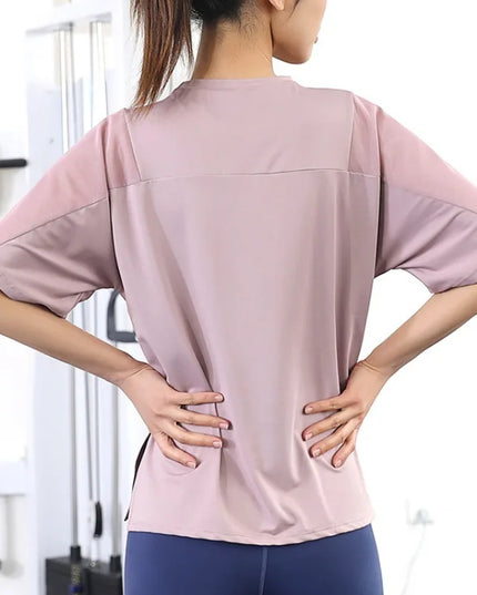 Women's Quick-Dry Breathable Loose Fit Sports T-Shirt