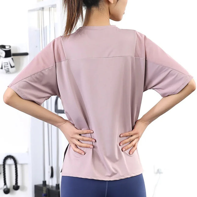 Women's Quick-Dry Breathable Loose Fit Sports T-Shirt