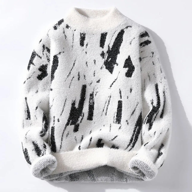 Men's Knitted Sweater - Warm, Stylish Knit Sweater for Men