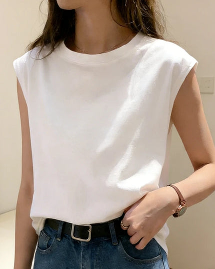 Women's Loose Sleeveless Tank Top - Casual Fit Vest