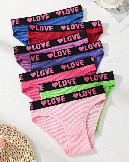 7-Pack of Women's Low-Waisted Underwear