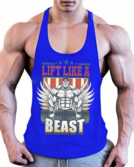 Men's Casual Fit Stringer Tank Top - Various Colors