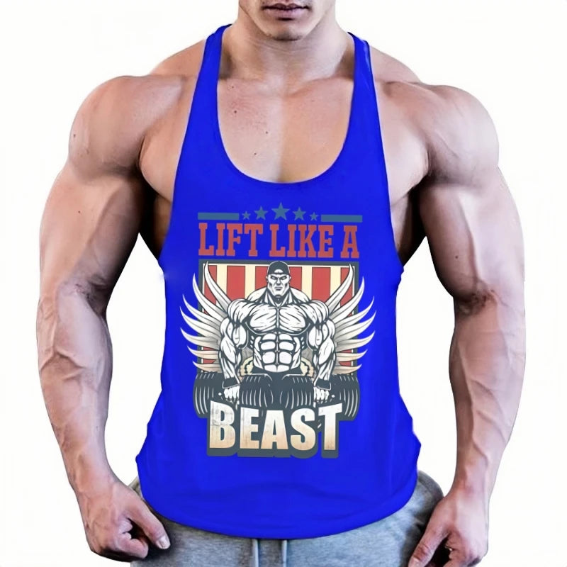 Men's Casual Fit Stringer Tank Top - Various Colors