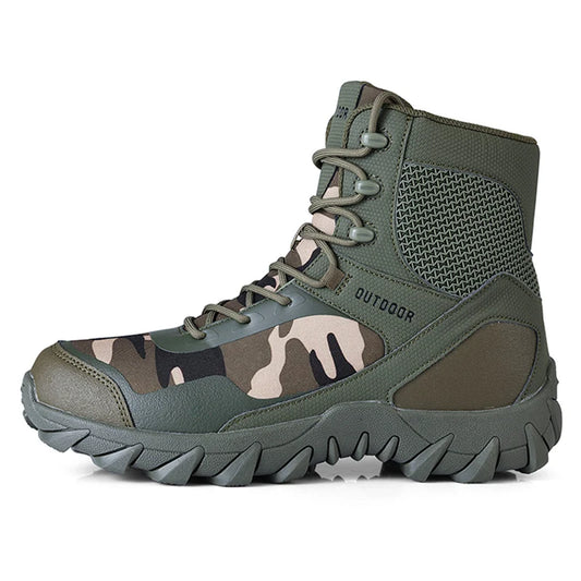 Men's Tactical Hiking Boots - Waterproof Outdoor Military Combat Boots