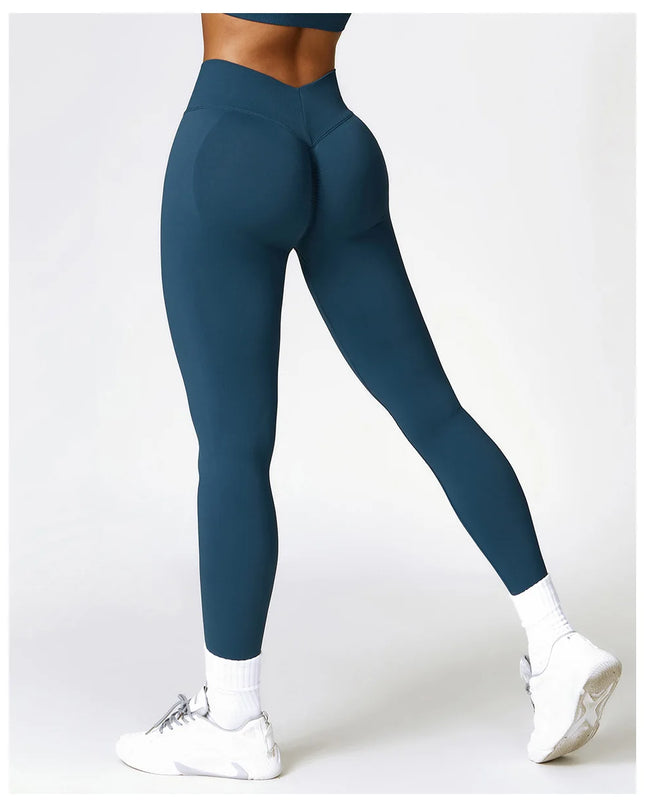 High-Waist Seamless Leggings for Women with Hip-Lifting Design
