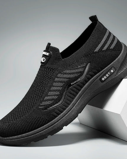 Lightweight Breathable Mesh Casual Shoes for Men - Non-Slip Design