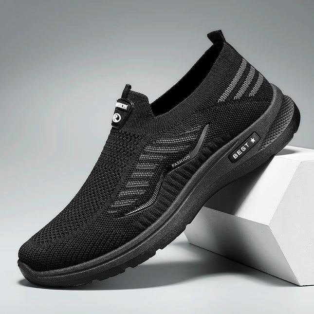 Lightweight Breathable Mesh Casual Shoes for Men - Non-Slip Design