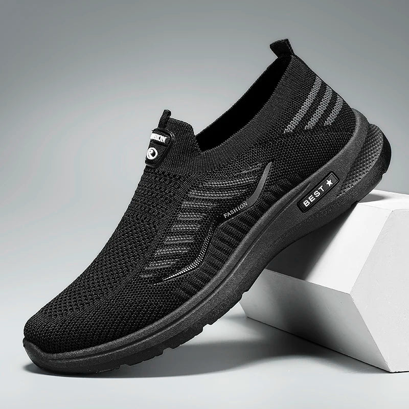 Lightweight Breathable Mesh Casual Shoes for Men - Non-Slip Design