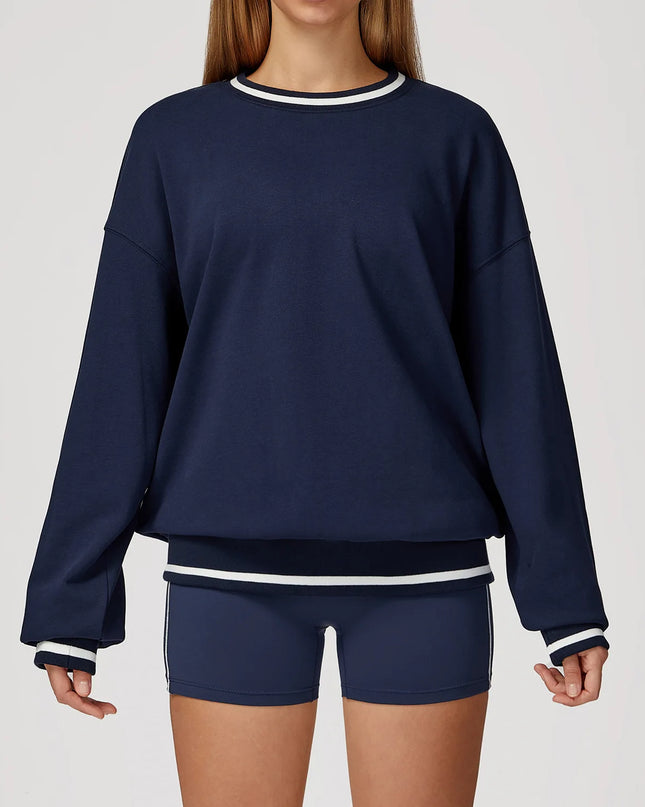 Women's Two-Piece Sweater and Shorts Set