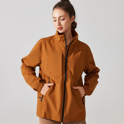 Women's Lightweight Waterproof Windbreaker Jacket