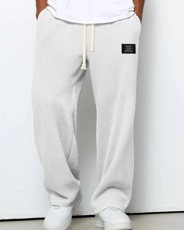 Men's Loose-Fit Wide-Leg Casual Sweatpants