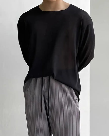 Men's Lightweight Casual Long-Sleeve Sweater