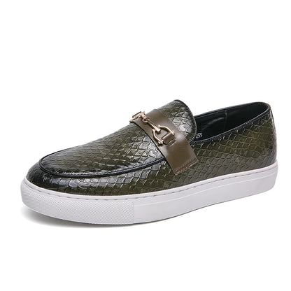 Men's Authentic Leather Dress Loafers