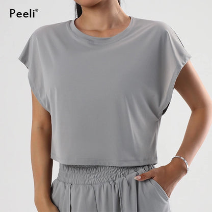 Lightweight Cropped Top for Women