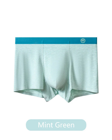 3-Pack Bamboo Fiber Men's Breathable Boxer Briefs – Comfortable, Eco-Friendly Men’s Underwear Set